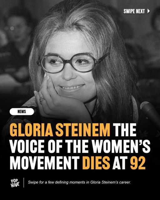 Gloria Steinem didn’t just document the women’s movement, she helped shape it. From journalism and Ms. Magazine to reproductive rights and political activism, her work amplified women’s voices and challenged barriers for generations. Her legacy continues to influence the fight for equality today.