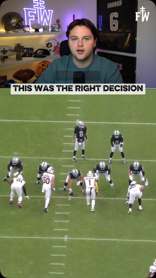 Last raiders vid for a minute… I’ve been talking about u guys too much lately #nfl #football #footballanalysis #quarterback #nflkickoff