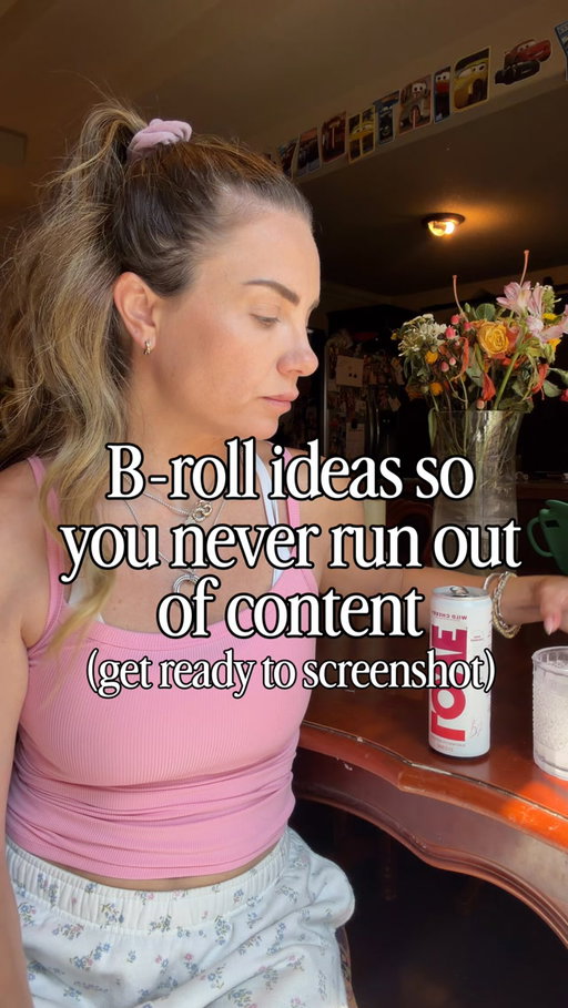 B-roll ideas to always have in your camera roll - will make your life 1000% easier! Be sure to follow along for more tips + tricks ✨

#ugc #ugctips #contentcreation #contentcreationtips #ugccreator