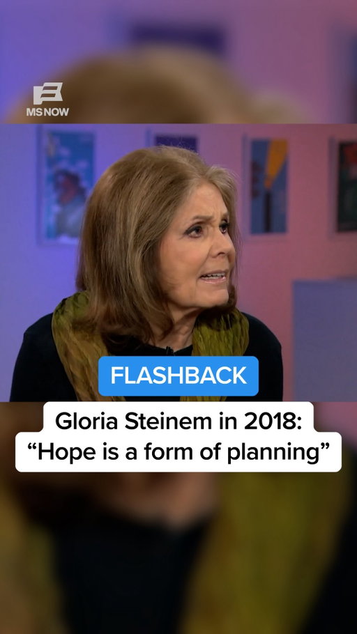 As the world mourns Gloria Steinem, who died at 92, we look back at a 2018 conversation with @chrislhayes.