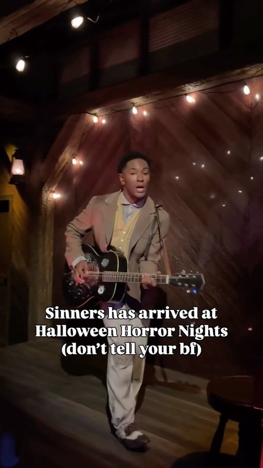 The Sinners universe has officially come to life at Halloween Horror Nights. 🩸

Universal Studios Hollywood is bringing the hit film’s eerie world to life with a terrifying experience inspired by the movie.

Would you step inside? 👀

Tap the link in bio for everything you need to know about Halloween Horror Nights. #popculture #hhn #mysecretla