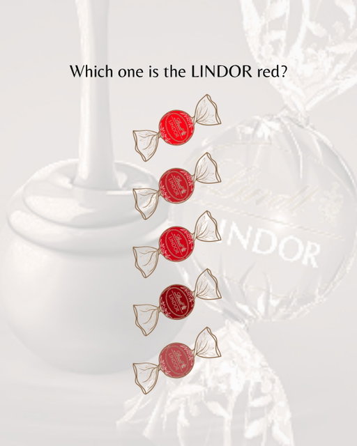 LINDOR lovers will guess... 👀🍫⁣
⁣
#Lindt #LINDOR #LINDORred #ChocolateLovers