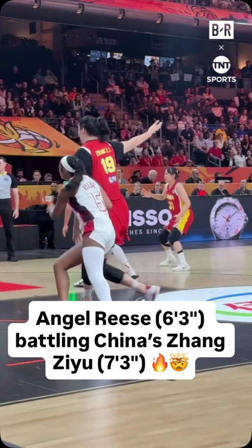 Angel holding her own vs an opponent that’s a FOOT taller 😳

Live Games on TNT/TruTV/MAX 📺 #fibawwc