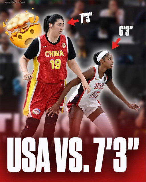 ZHANG ZIYU VS. USA 😱 @usabasketball