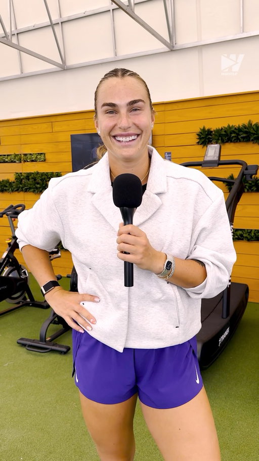 Aryna Sabalenka giving some props to Ben Shelton 👏🏻🎾

@whistlesports #USOpen #Tennis #BenShelton #TennisLove