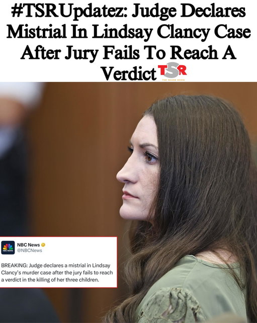 TSR STAFF: Jade Ashley @Jade_Ashley94 
____________________________________
#TSRTrialWatch: #TSRUpdatez—On Friday, William Sullivan verbally declared a mistrial in the #LindsayClancy murder case after the jury failed to reach a verdict. 
____________________________________
According to @nbcnews, on Friday, after the jury sent a note stating they were still deadlocked, Judge Sullivan said, “I’m going to declare a mistrial at this point.” 
____________________________________
However, quickly after Clancy’s lawyer, Kevin Reddington, said he wanted to appeal to a higher court, and the judge granted him one hour to do so.
____________________________________
NBC News notes that Reddington initially fought against a mistrial by seeking a final emergency appeal of the decision. However, Sullivan appeared against bringing the jury back on Saturday to continue deliberating if Reddington had won the appeal.
____________________________________
As previously reported, Clancy was charged with the first-degree murders of her three children in their Duxbury home on January 24, 2023. The jurors had to unanimously vote for one of five verdicts: not guilty by reason of insanity, not guilty, first-degree murder, second-degree murder, or manslaughter. (📸: @apnews) ✍🏾: #TSRStaffJW