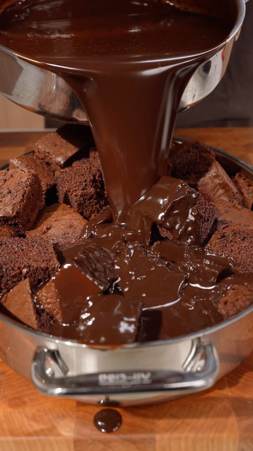 Chocolate Cake Soup 🤤#easyrecipe