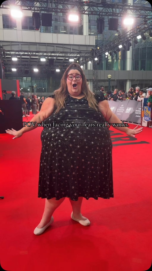 Reliving my favourite memory of @tiff_net 2025 where I got to live my dream of walking the red carpet 💕🎥✨