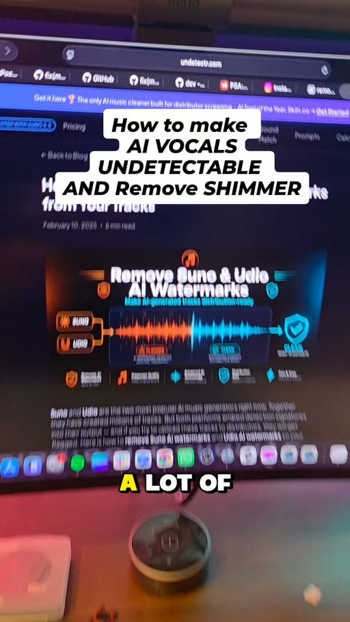 Undetectable music using AI 😲
👉Follow if u wanna see how real producers and artists are using AI tools
#musiciantips #producertips #bedroomproducer #aisongs