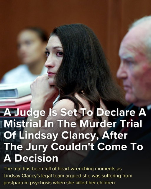 UPDATE: As reported by The New York Times, the judge has declared a mistrial.

A judge said Friday that he will consider a one-hour emergency motion from the defense before potentially declaring a mistrial in the murder trial of Lindsay Clancy after the jury said it couldn’t come to a unanimous decision.

The hourlong delay allows defense attorney Kevin Reddington the chance to file an emergency appeal with Massachusetts’ Supreme Judicial Court so jurors can keep deliberating. Judge William Sullivan otherwise said he would declare a mistrial. Clancy has been on trial for killing her three children in 2023. Link in bio 🔗