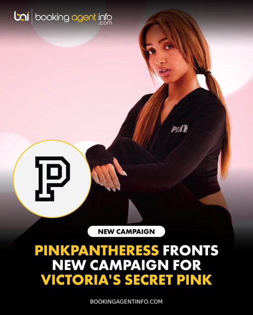 PinkPantheress (@pinkpantheress) fronts a new campaign for Victoria's Secret PINK (@vspink).

The press-conference style ad spot features PinkPantheress standing behind a pink podium equipped with microphones, fielding rapid-fire questions, such as wether or not she has done something illegal in the past. 

When asked what UK slang Americans should learn, the British pop star points out that while the word "peak" carries a negative connotation in the UK, it means the exact opposite in the United States; and how Americans should adopt the word that way.

The campaign deepens PinkPantheress’ major lifestyle footprint, following her fuzzy footwear feature with UGG for the "Born to Feel" campaign, her chic handbag partnership with Coach for the "&Coach" initiative, and her personalized licensed merchandise collection with Etsy.

The major campaign caps off a landmark 2026 stretch for the multi-talented star. After winning Producer of the Year at the 2026 BRIT Awards, PinkPantheress kicked off her global "An Evening with PinkPantheress" tour, featuring a high-profile solo performance debut at Coachella.

Create a free account at BookingAgentInfo.com to be the first to know about new music brand partnerships.

Follow @bookingagentinfo_ for more.
