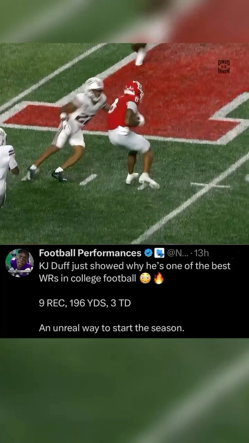 KJ Duff is going to be making noise on Sundays next year 👀

Absolutely balled out despite the loss in his season opener

#nfl #nfldraft #rutgers #umass