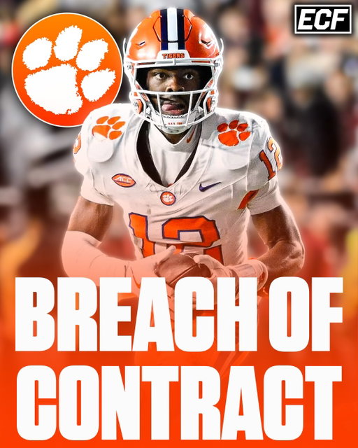 YIKES: Clemson has notified LSU that player former NFL players on Saturday may breach the game contract between the two schools 😬

Clemson still intends to play the game and will not seek financial damages from LSU… 

This is getting insane 😂

Thoughts? ⬇️