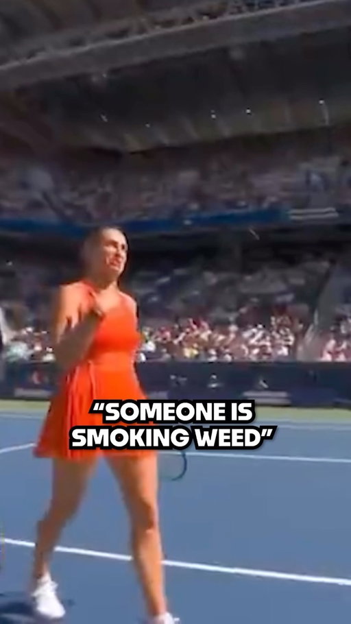 World’s No. 1 women’s tennis player Aryna Sabalenka had to alert the umpire that someone in the crowd was smoking very potent marijuana

#tennis #funny #fail #womenstennis #womenssports