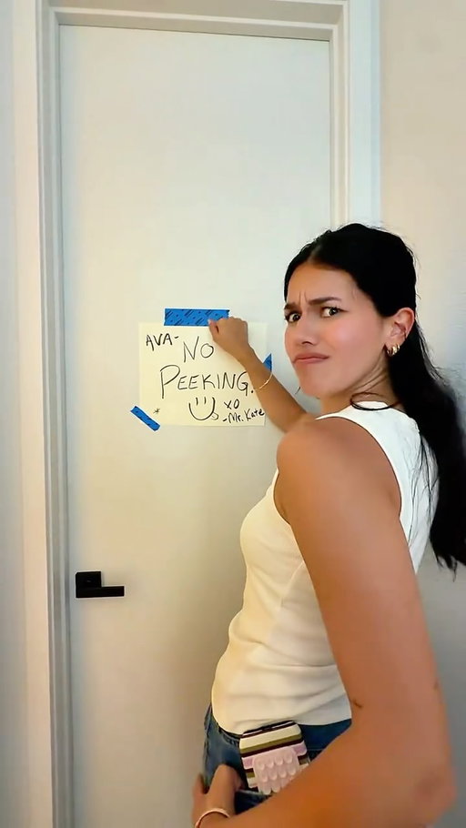 Shhh @avajules_ just left for her epic bachelorette weekend and we are making over two rooms in her house!?!? #omgwerecomingover Hawaii edition! Stay tuned for the DOUBLE surprise reveal!!