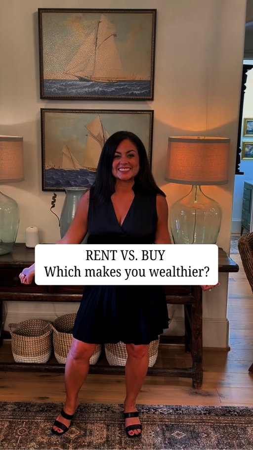 Renting isn't losing.

Buying isn't winning. It depends on the math.

Alex rents for $2,200 a month and invests the $1,100 a month she saves versus buying. in 30 years she has over $2.47 million invested.

Sara buys a $400k house. her payment is $3,295 a month between the mortgage, home maintenance and hoa. in 30 years her house is worth $683k.

Neither path is wrong. the difference is what happens with the money left over each month.

If you rent, the plan only works if you actually invest the difference. if you buy, your equity builds automatically, but your monthly cost is higher and you need to know it fits your budget first.

The real question isn't rent or buy. it's which one fits your numbers and whether you'll stick to the plan either way.

DM me "GUIDE" for help running your own numbers before you decide

#lubbocktexas #lubbockrealestate #rentvsbuy #firsttimehomebuyer