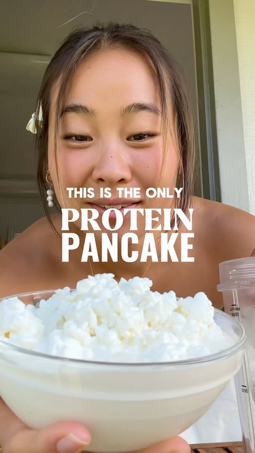 go to easy breakfast for 3+ years

- blend 16oz tub cottage cheese (@good_culture or @nancysyogurt)
- add 4 eggs, 1 tsp vanilla, 2 tsp honey

- mix 1 1/4 c flour w/ 1 tbs baking powder 

then add all together and fry on a buttered pan 

** they’re much better reheated the next day on a pan **