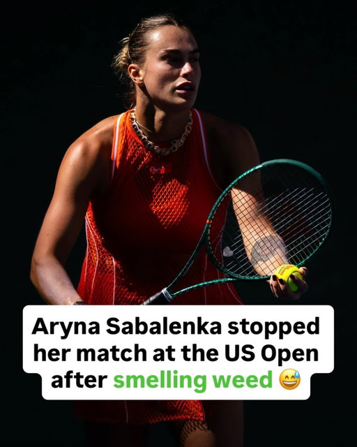 It’s been a bizarre day at the US Open for Aryna Sabalenka 😅
[via @usopen]