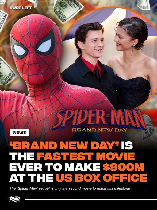 ‘Spider-Man: Brand New Day’ just shattered another box office record‼️🕸️

The MCU sequel passed $900 million at the domestic box office in just 35 days 🤯

The only other movie to reach $900 million domestically is ‘Star Wars: The Force Awakens,’ which did it in 50 days 👀

“We knew it was going to be big,” said the GM of Sony Pictures Releasing International. “We knew we would be ahead of all the other Hollywood films. It’s just that we didn’t know that it would be so soon.”

‘Brand New Day’ is only $36 million shy of becoming the highest-grossing movie in domestic box office history. It’s already the third-biggest movie of all time at the global box office after ‘Avengers: Endgame’ and ‘Avatar’ 🔥

Do y’all think it’ll get there⁉️