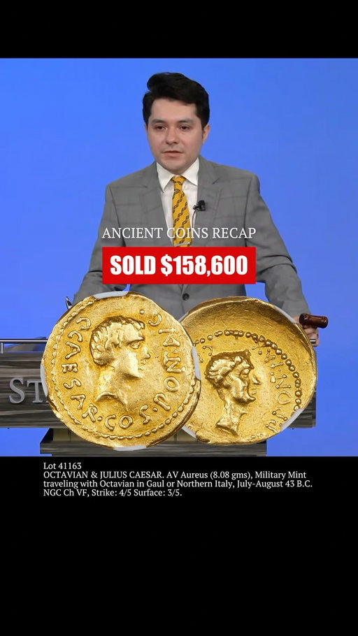 Ancient history, remarkable results. 🏛️

Take a look at some of the highest-selling ancient coin lots from our Summer 2026 Global Showcase Auction, featuring exceptional pieces that stood out among collectors and bidders.

Which ancient coin from the sale was your favorite?