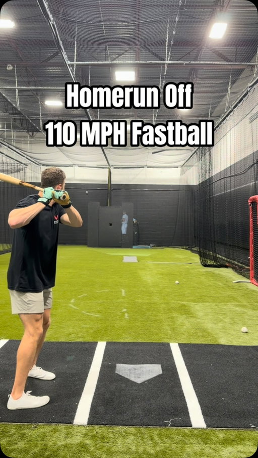 Homerun off a 110 MPH Fastball