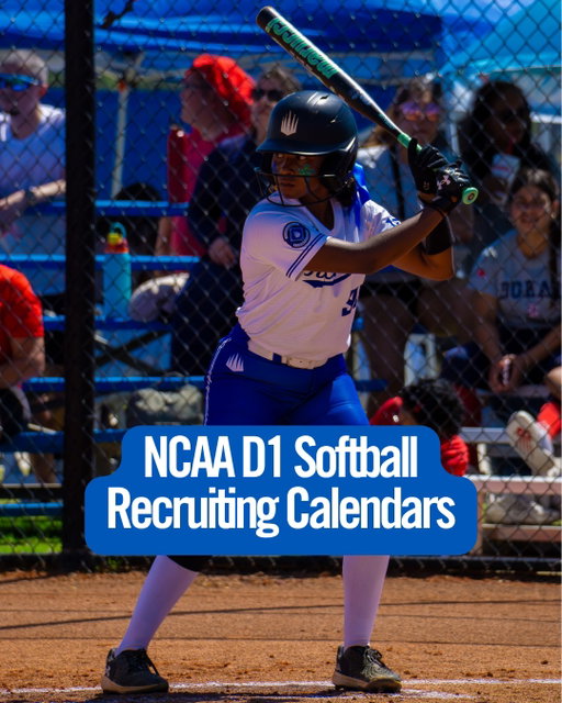 August means the turn of the NCAA calendar, and with that is new recruiting rules and dates. Throughout the month, we'll be sharing the new NCAA recruiting calendars for the 2026-27 calendar.

Here is Division 1 Softball! As a reminder, the recruiting calendars dictate when and how a college coach can interact with recruits, so it's important to understand what type of communication is allowed. Scroll through to see the calendars as well as what each recruiting period means! #recruiting #ncaa #calendar #softball