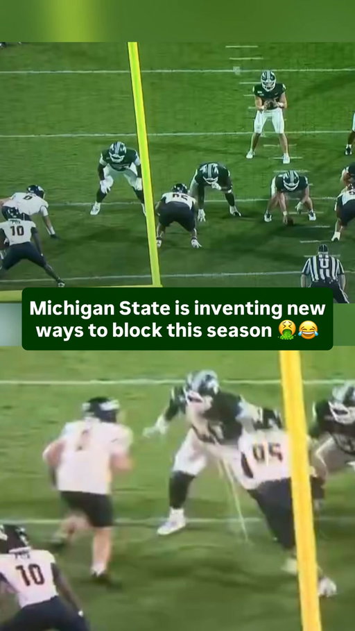 MICHIGAN STATE-TOLEDO JUST GAVE US ONE OF THE WILDEST MOMENTS OF WEEK 1 😭🤮

A Michigan State offensive lineman appeared to PUKE directly on a Toledo defender during the Spartans’ season opener in East Lansing.

Nothing says college football is officially back quite like this.

The moment came during Michigan State’s first game of the Pat Fitzgerald era, as the former Northwestern head coach made his Spartan debut after spending 17 seasons leading the Wildcats.

On the field, Michigan State took care of business with a 30-20 victory over Toledo to begin the 2026 season 1-0.

The Spartans got off to a strong start before Toledo made things interesting late, but Michigan State was able to respond in the fourth quarter and put the game away.

Quarterback Alessio Milivojevic completed 26-of-34 passes for 247 yards and a touchdown, while Cam Edwards finished with more than 100 total yards of offense. Rodney Bullard Jr. and Chrishon McCray also put together big performances for the Spartans.

Michigan State will now turn its attention to Eastern Michigan next Saturday.

But regardless of what happened on the scoreboard, I’m not sure the Toledo defender who got puked on is ever forgetting this season opener. 😭

College football is SO back.

#collegefootball #cfb #cfb26 #cfb25