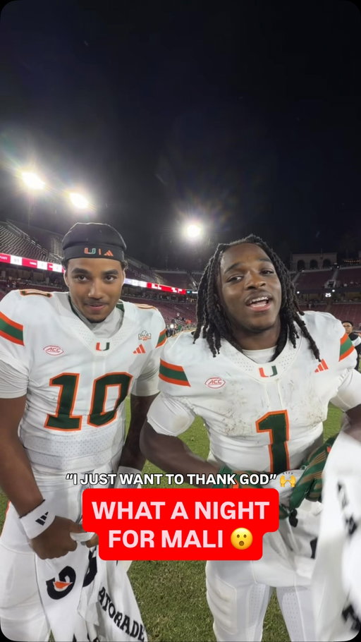DRILL UP. MALI HAD A HISTORIC NIGHT 🤩🔥 @malitoney10 @canesfootball

12 REC, 234 YDS and 3 TDs for Malachi Toney in the season opener vs. Stanford.