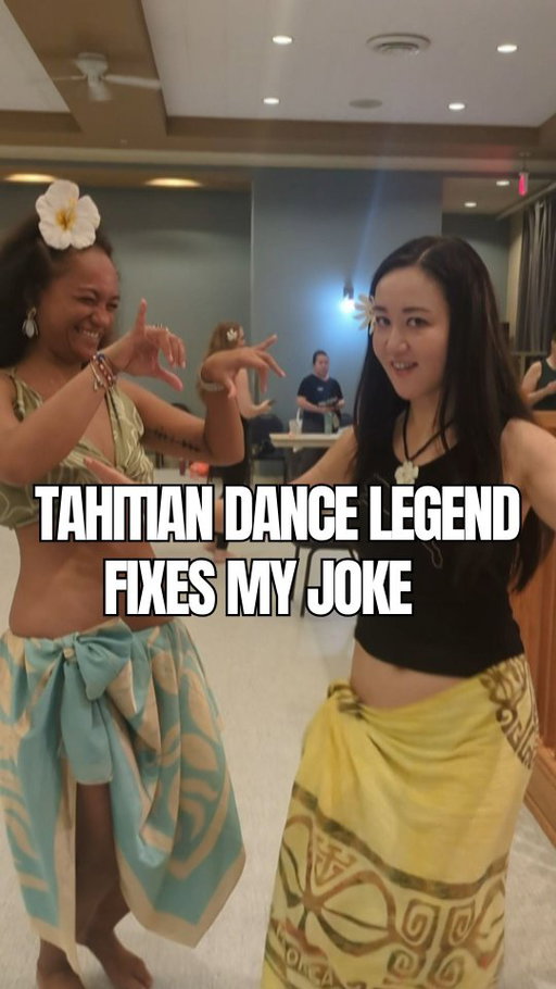 It’s all in the delivery 😆🌺

Thank you for dancing with me AND for the comedy coaching in Vancouver, Matatini @kinimaka14 🔥🫶