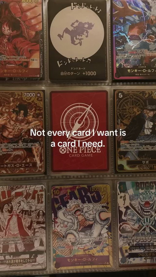 How I decide which One Piece cards are actually worth chasing
#onepiece #ad #cards #onepiecetcg #collection