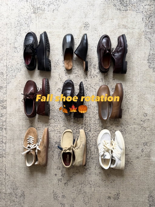 My fall shoe rotation 🫰