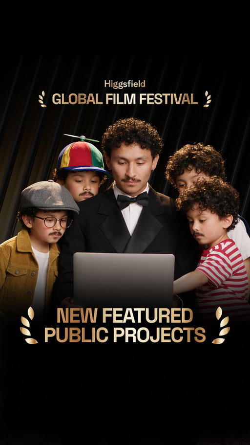Comment “FESTIVAL” to get the rules and full submission details 🖇

You’ve still got until September 14 to enter the $1,000,000 Higgsfield Global Film Festival.

We’ll continue giving out free credit grants to standout public projects, so let us see what you’re working on.