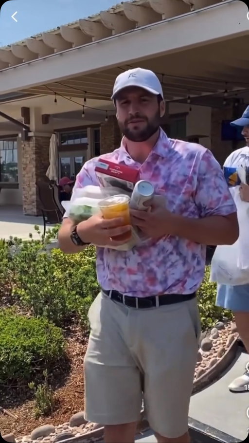 When you’re round is over by the turn your focus shifts completely. Welcome to the back nine buffet 😂