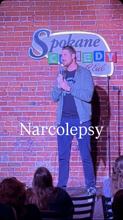 Here’s part of a narcolepsy joke I’ve been doing for a long time but never properly recorded, hope you like it