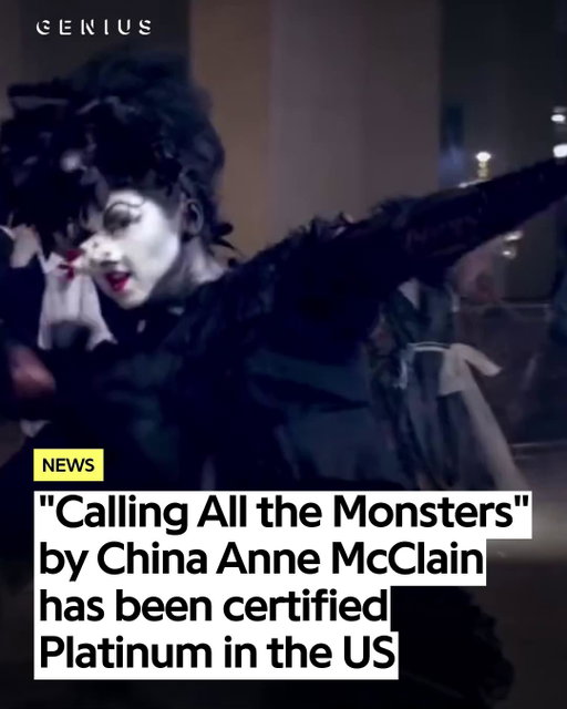 spooky szn is officially here 👻🕸️ china anne mcclain’s “calling all the monsters” is now certified platinum in the US 🏆

the song was originally released in 2011 for 'A.N.T. farm' and peaked at no. 86 on the billboard hot 100 🎃