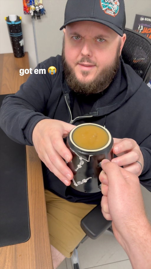 playing a dangerous game⁠
⁠
#coffee #trending #prank