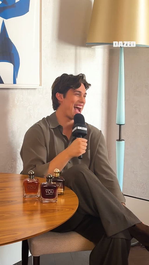 In our latest episode of Dazed DNA, we caught up with new @armanibeauty ambassador @nicholasgalitzine at the Venice Film festival to talk about his skincare routine, the first album he ever bought, his most hated exercise at the gym and much more.⁠
⁠
📹 @jamesduncangreig, edit @alicewholivesinapalace⁠
⁠
#dazeddna #nicholasgalitzine #ArmaniFragrance #Dazedbeauty