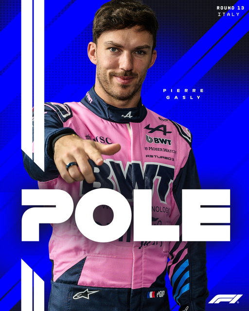 PIERRE GASLY TAKES POLE AT THE TEMPLE OF SPEED!!! 👏

IT'S A FIRST EVER P1 START FOR PIERRE 🤯

#F1 #Formula1 #ItalianGP