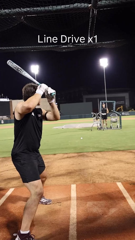 Late night BP! 
#collegebaseball
