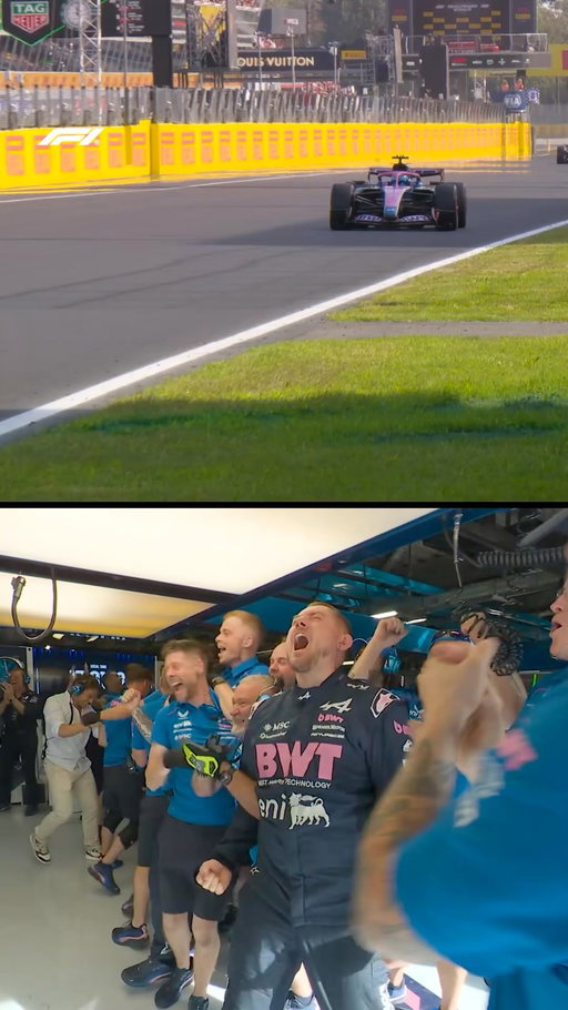 INCREDIBLE SCENES AT ALPINE 🥳

Pierre Gasly takes pole in Italy. An instant classic F1 quali moment 👏

#F1 #Formula1 #ItalianGP @pierregasly @alpinef1team