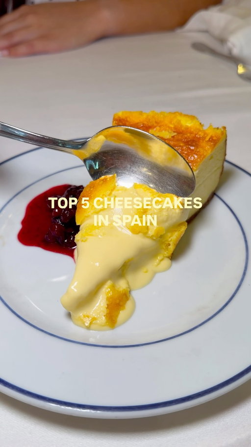 I tried some of Spain’s most famous cheesecakes and these are my top 5 🇪🇸🍰

5. La Viña (original Basque Cheesecake!)📍San Sebastián
4. 99 Cheesecake @the99cheesecake 📍Madrid
3. Casa Botín @restaurante_botin 📍Madrid
2. Joncake @joncake.es 📍Barcelona
1. Alex Cordobés @alexcordobess 📍Madrid 🏆

Save this for your next trip to Spain 🇪🇸!

#iviethefoodie #spaincheesecake #spainfood