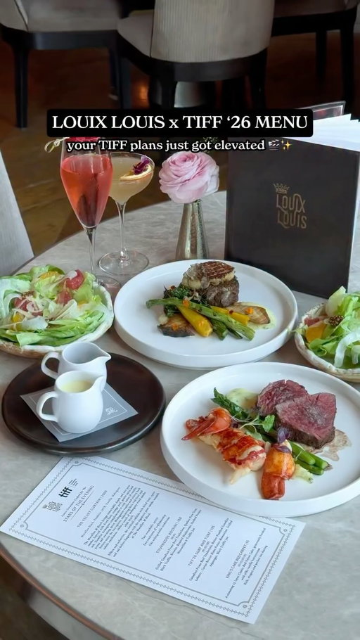 Your TIFF plans just got elevated 🎬✨

LOUIX LOUIS has launched a special TIFF 2026 menu in Toronto, making it the perfect spot to add to your TIFF dining plans. 🍽️🥂

Here’s what we ordered from the TIFF menu:
🥩 Tournedos Rossini
🦞 TIFF ‘26 Surf and Turf
🍸 Premiere Royal
🥂 The Leading Lady
🍰 King’s Cake Red Carpet

Whether you’re catching a TIFF premiere or just looking for a special dining experience in Toronto during festival season, add this one to your list! 🎥✨

📍 LOUIX LOUIS

#TIFF2026 #TIFF #TorontoRestaurants #TorontoFood #TorontoFoodie ThingsToDoInToronto