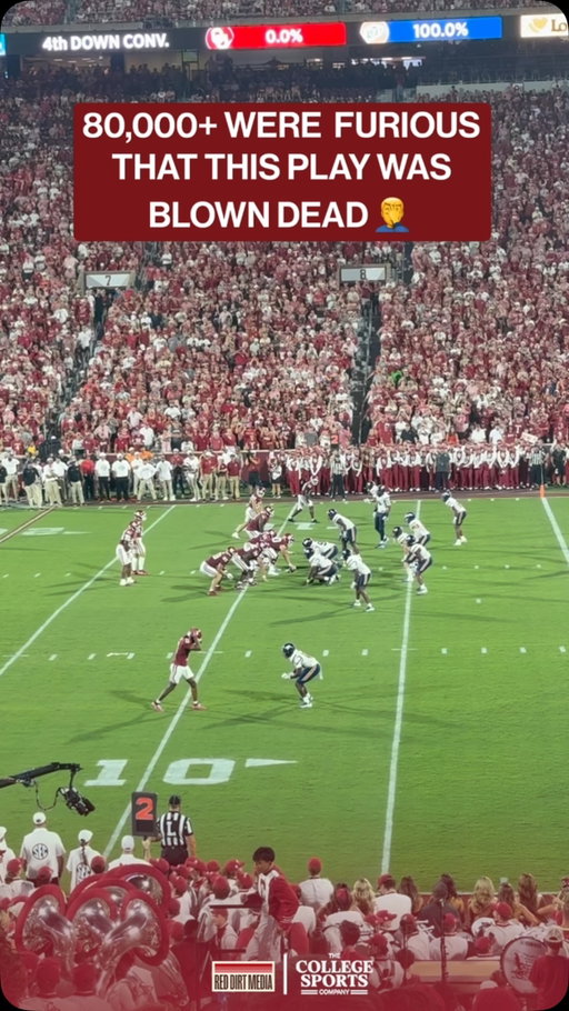 About the only thing that went wrong for the Sooners yesterday, Elijah Thomas was snubbed of a TD late in the 2nd quarter. 
•
•
•
•
•
#OUDNA #BoomerSooner #Sooners #OU #Boomer