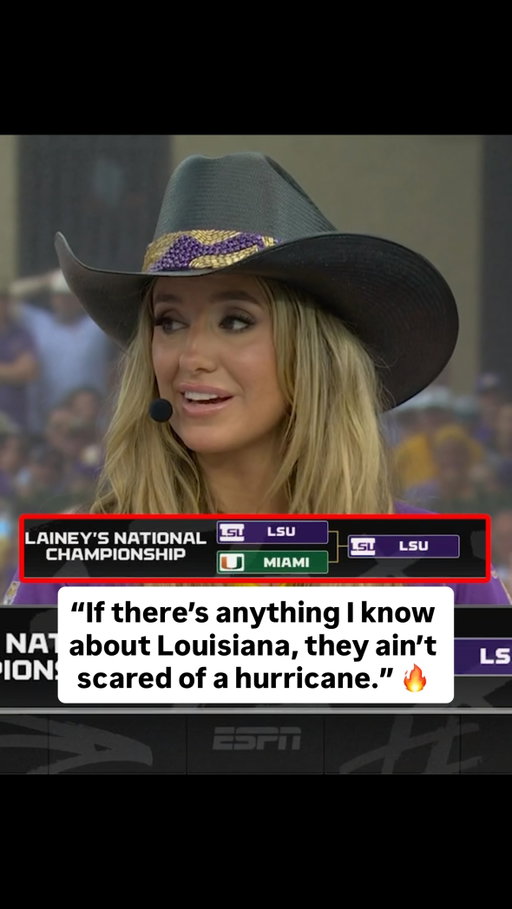 @laineywilson dropped a BAR on her national championship pick 😮‍💨 #cfb