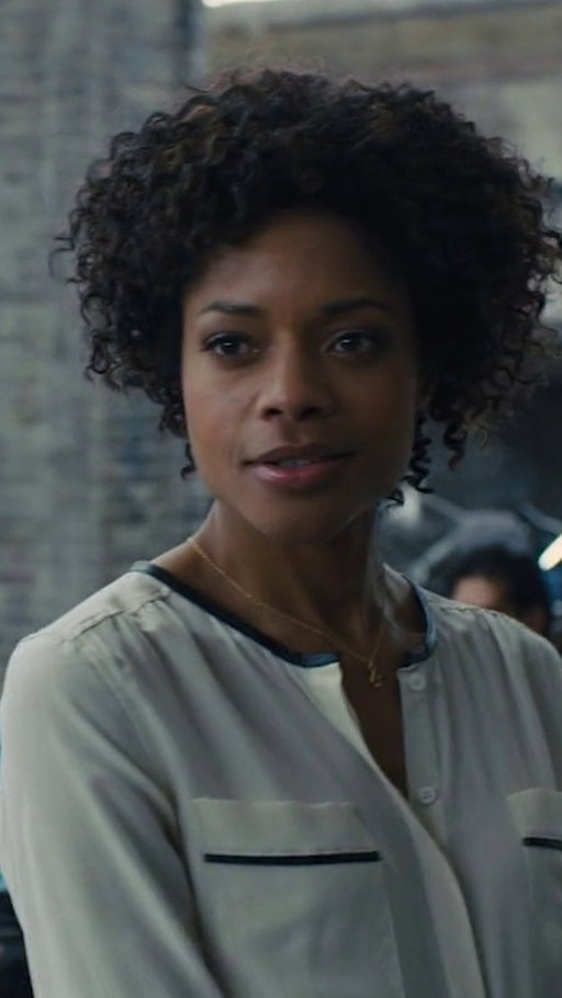 Celebrating Naomie Harris the old-fashioned way in her role as Eve Moneypenny on her birthday today.