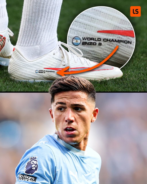 Enzo Fernández’s boots are personalised with a gentle reminder 👀🏆
