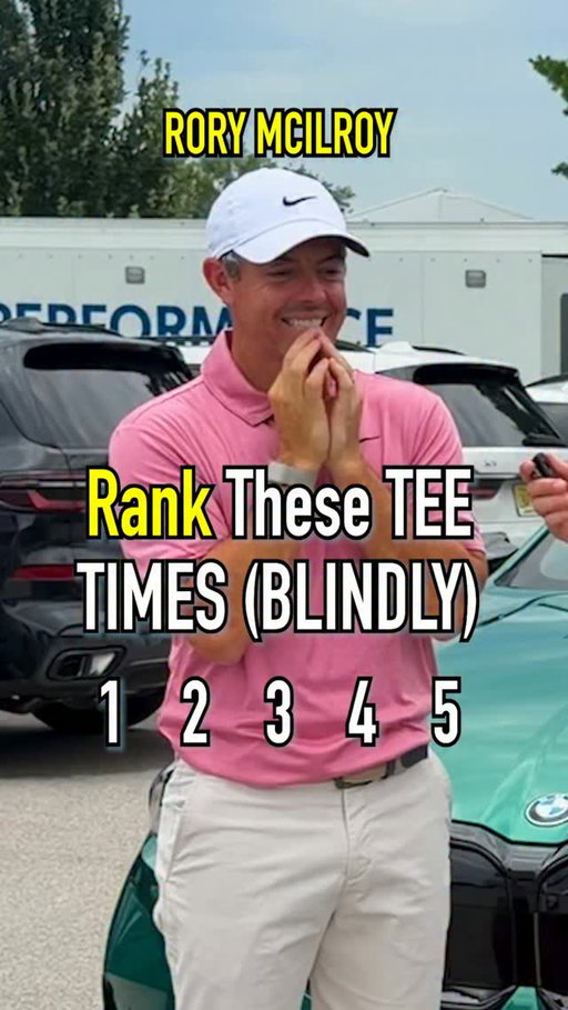 Blind Ranking Tee Times With @rorymcilroy!!

#golf #reels #golfer #pga