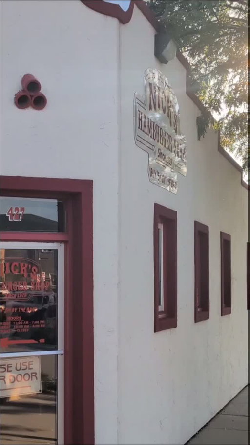 Nicks Hamburgers 1/2 the beef, 2 times the price, and 3 times the diarrhea