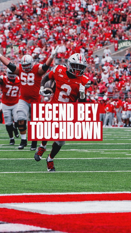 Now you see him, now you don’t ✌️

📺 Big Ten network