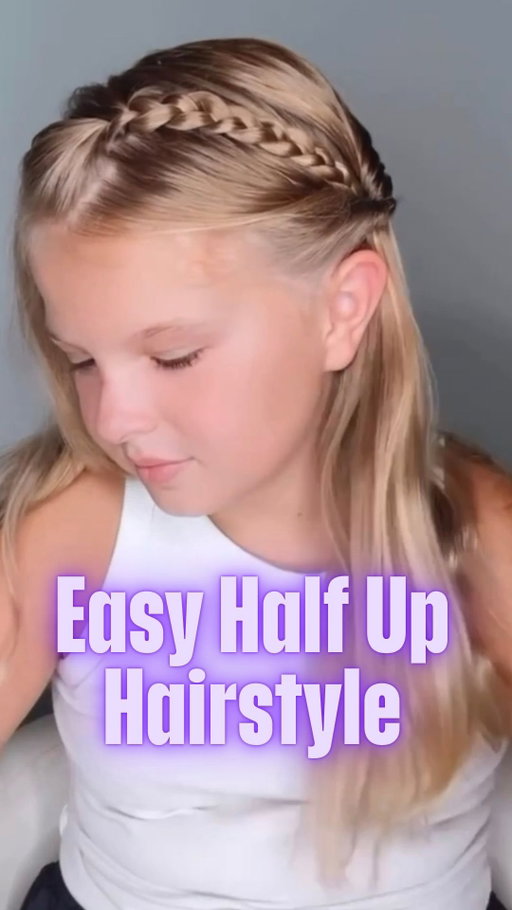 EASY HALF UP HAIRSTYLE 🩷 This is an easy and pretty hairstyle for school! I’m excited to share with you, along with my favorite hair products. Love for you to follow us for our daily hairstyles. ￼
.
Comment SHOP below to receive a DM with the link to this post on my LTK ⬇ https://liketk.it/6mDRF (Affiliate links)